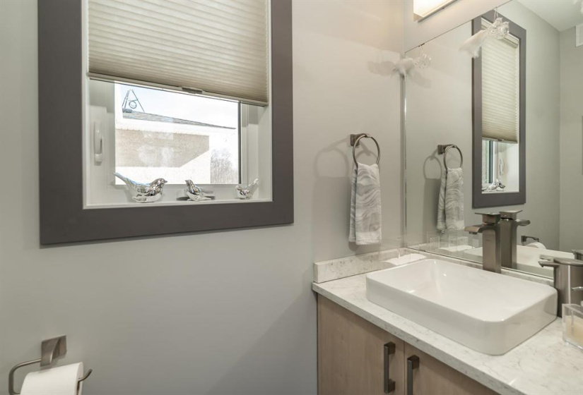 Two piece bath on the main level