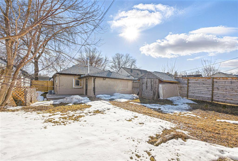 Huge yard