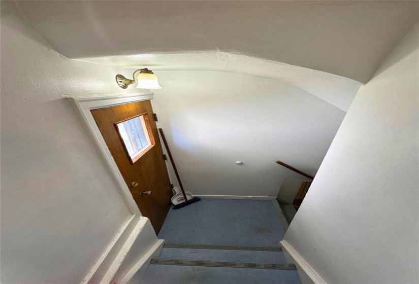 main floor back entrance to basement recroom