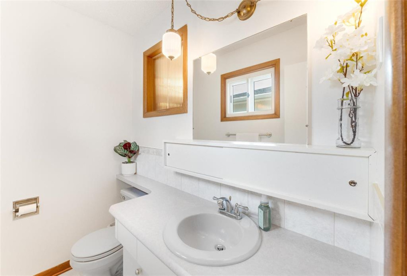 2 piece bath in primary bedroom