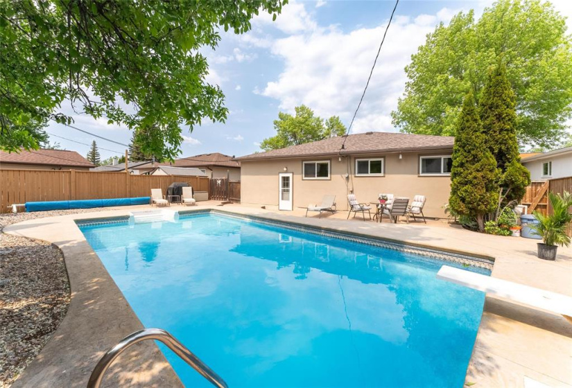 Fabulous pool and back yard