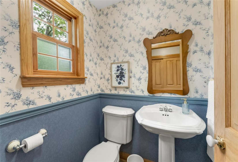 Main floor powder room