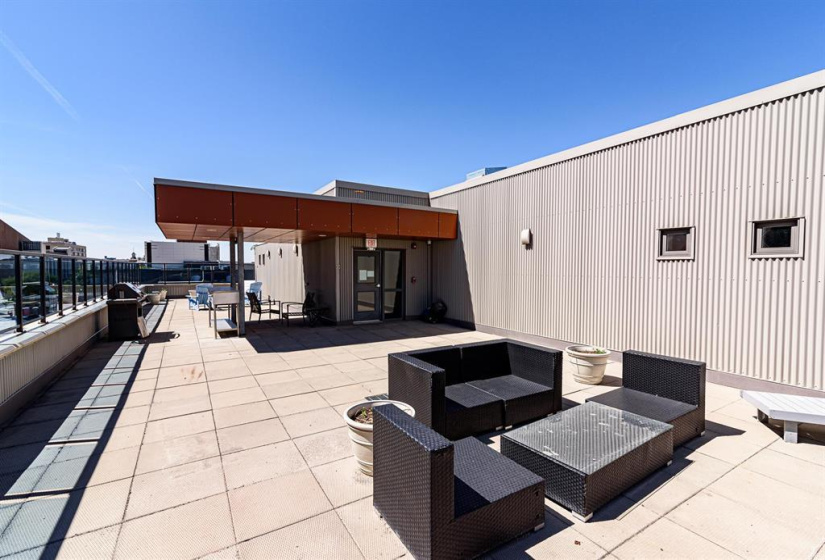 Rooftop patio
