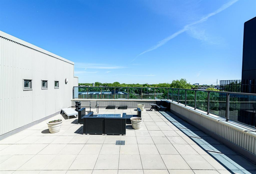 Sunny rooftop