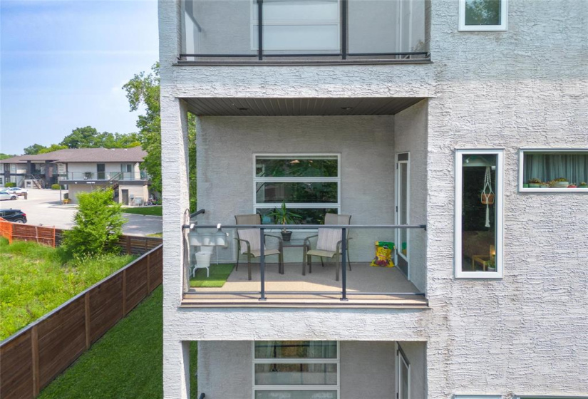 Balcony off primary bedroom