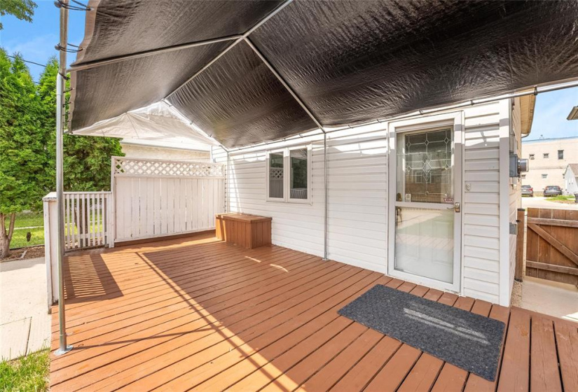 Covered deck
