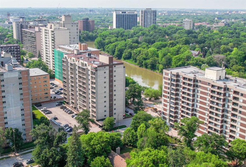 City and river views