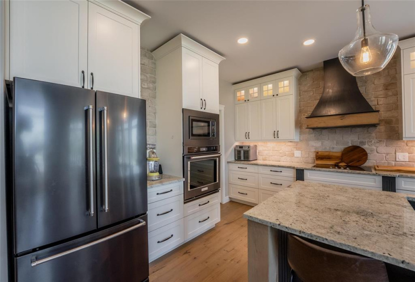 Gunmetal stainless steel appliances