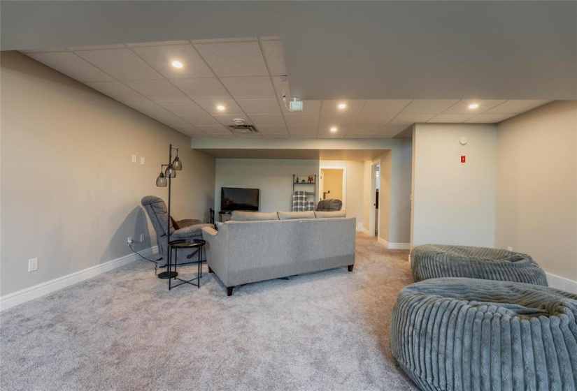 Basement family room