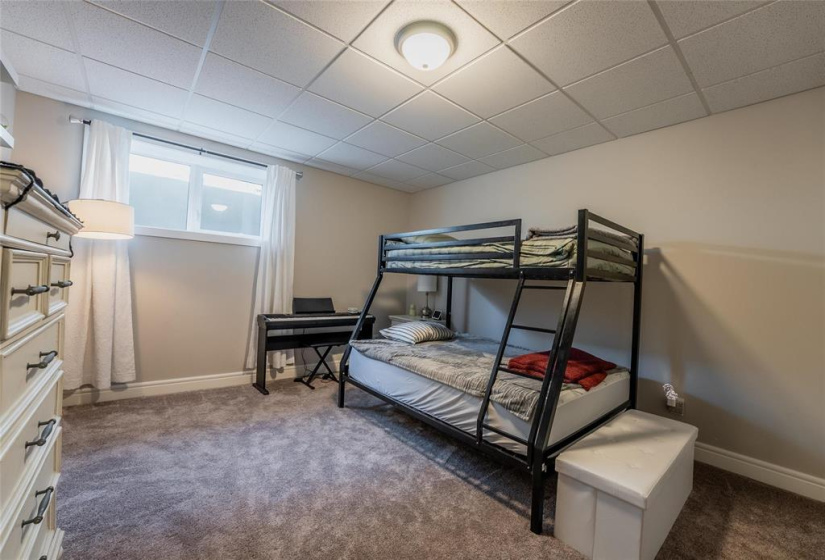 Basement bedroom