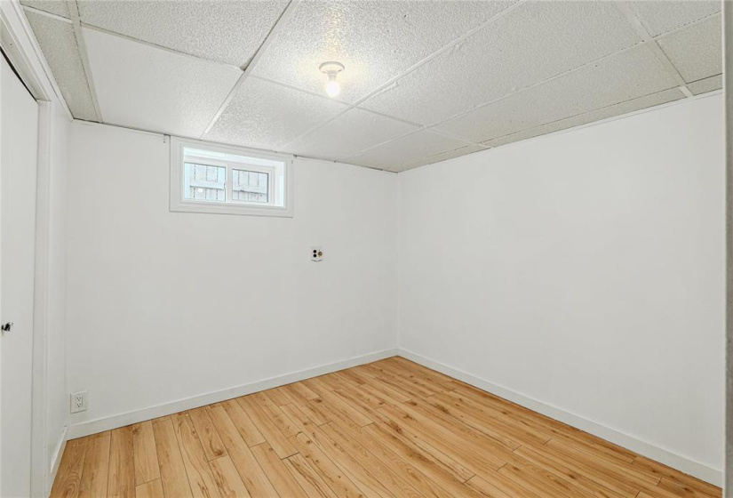 basement bedroom