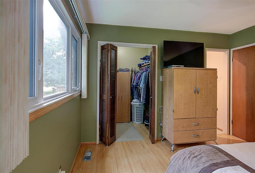 Primary walk-in closet