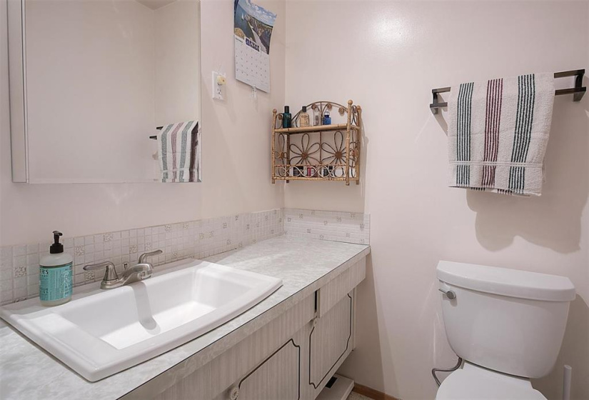 Two piece ensuite in the primary bedroom