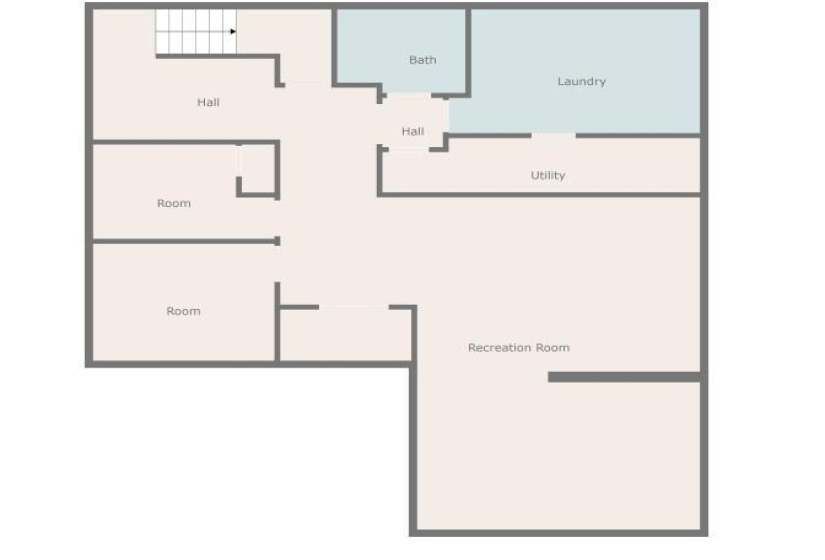 Lower level floorplan