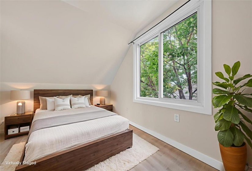 Bedroom #1 - virtually staged.