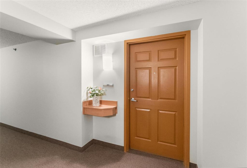 Entrance to suite