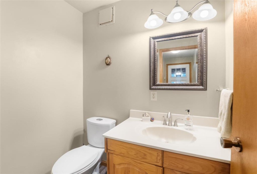 2 pc powder room on main floor