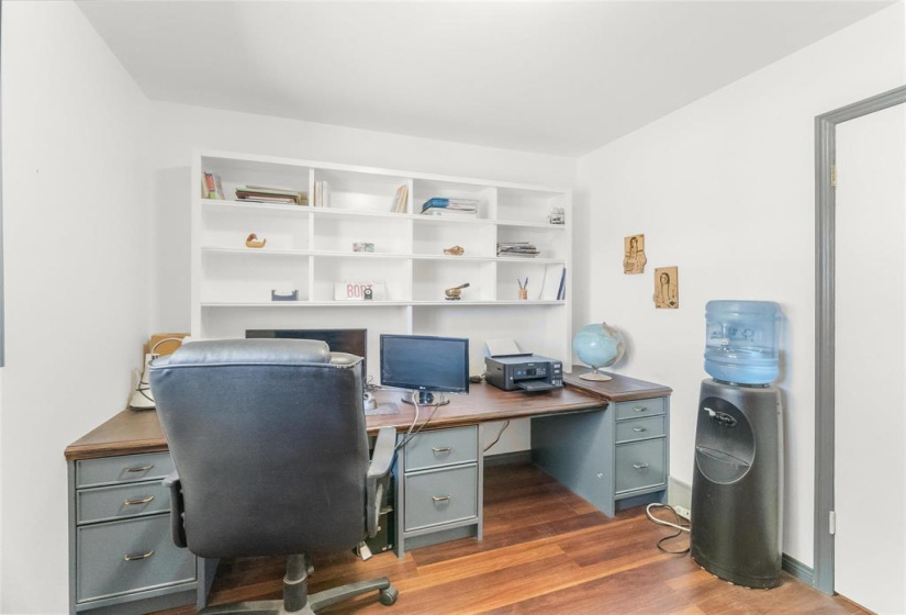 Office on main floor. Build-in shelves. Could be a main floor bedroom. Does have a closet
