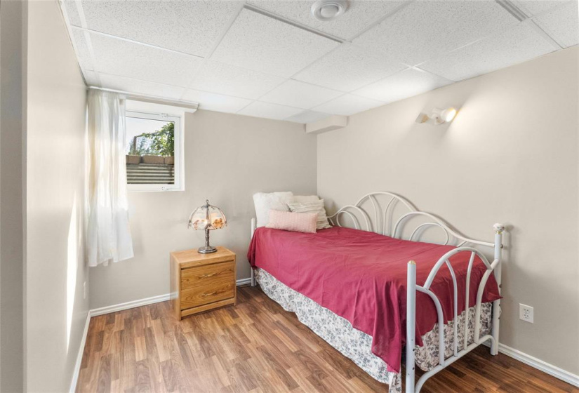 4th bedroom in basement