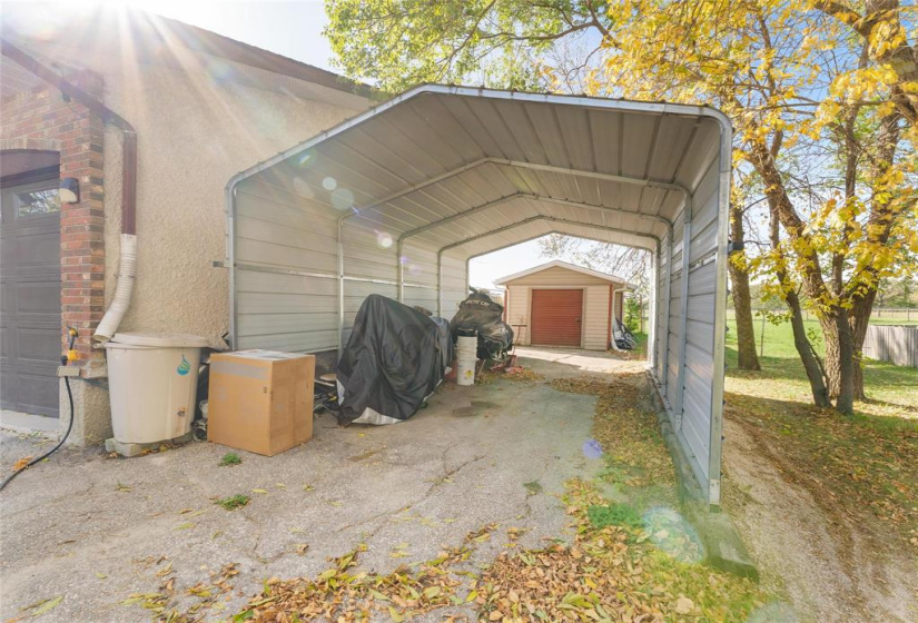 Metal carport stays