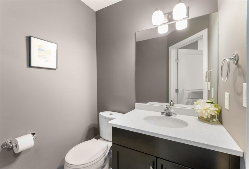 Main floor powder room