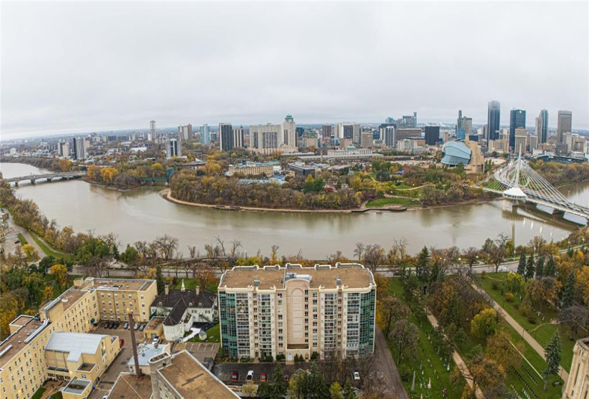 Right across the River is The Forks