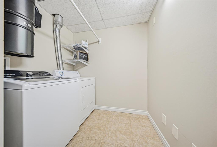 Laundry room and central vacuum