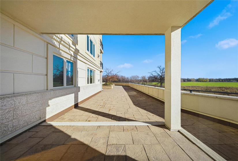 Patio area.  Also covered.