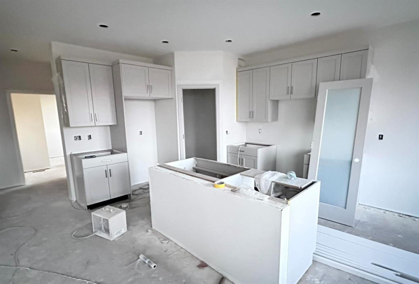 actual home under construction