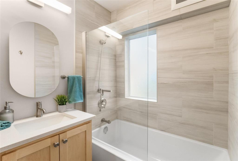 Waiting for a part on the shower but will be complete prior to possession.  Professionally renovated by Gateway Kitchens and Baths.