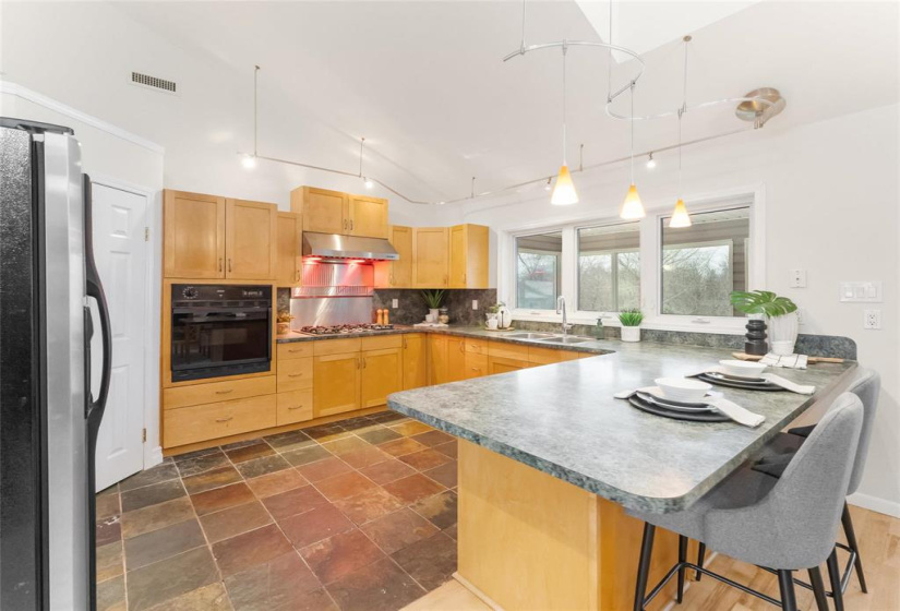 Heated tile floors, Another view of the warming lights