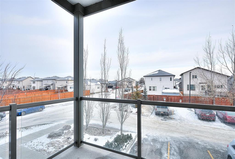 views from the balcony