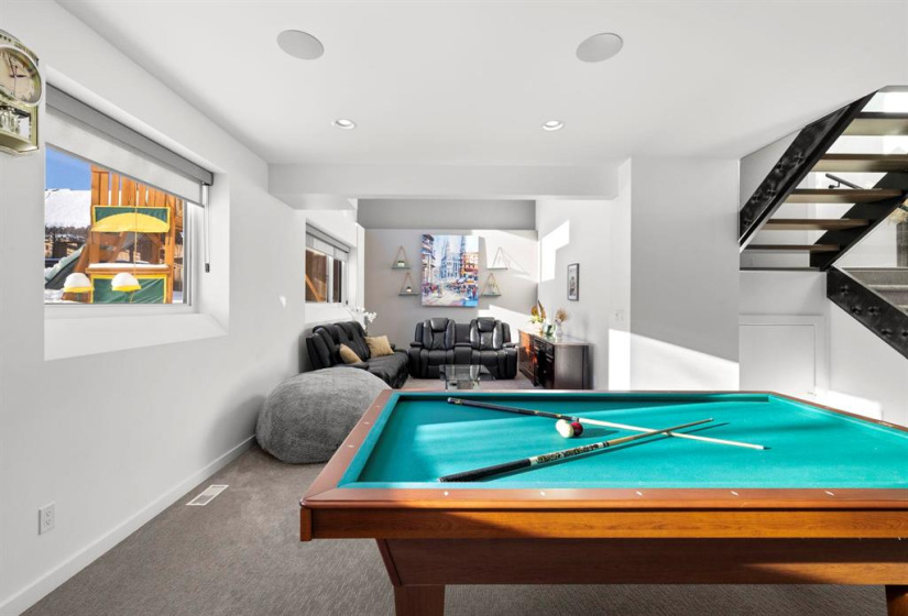The perfect place to play pool/games and relax