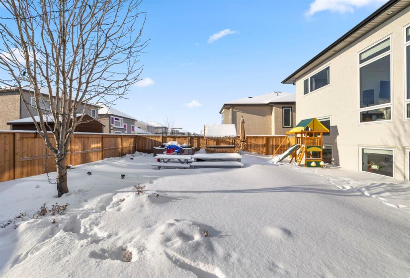 Great size lot for kids to run around