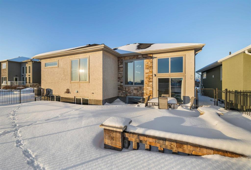 Nice size backyard with plenty of space to run around.