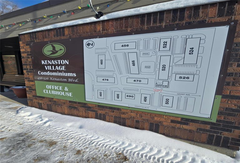 Site map shows $56 Kenaston is nicely secluded, and quiet.   i