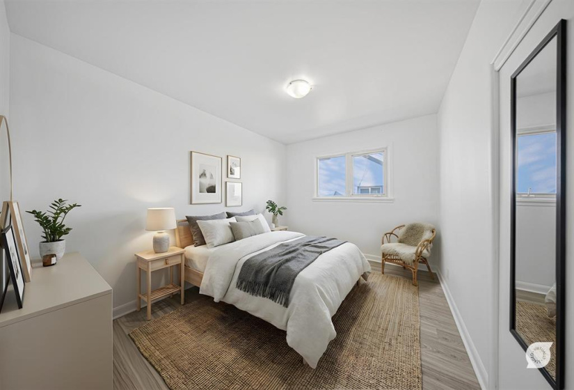 Virtually Staged primary bedroom