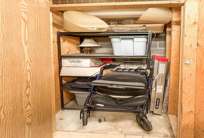 Optional locker rental