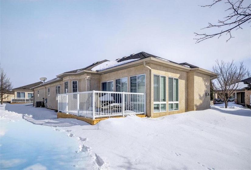 Large Deck off Sunroom