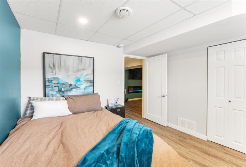 3rd bedroom in basement