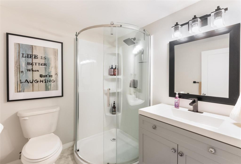 3 piece bathroom in basement