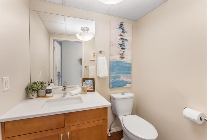 Powder room on the main floor