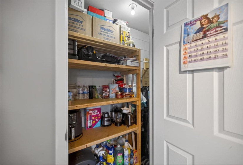 Large Pantry/Storage Area
