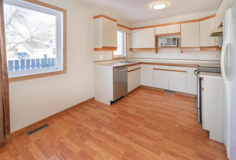 Kitchen with room for a small table