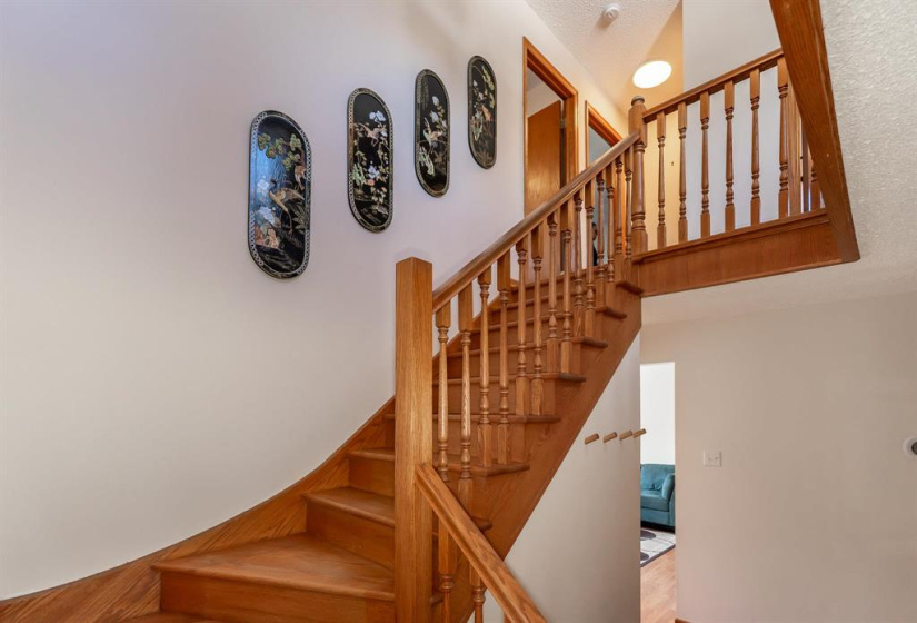 Beautiful wood staircase