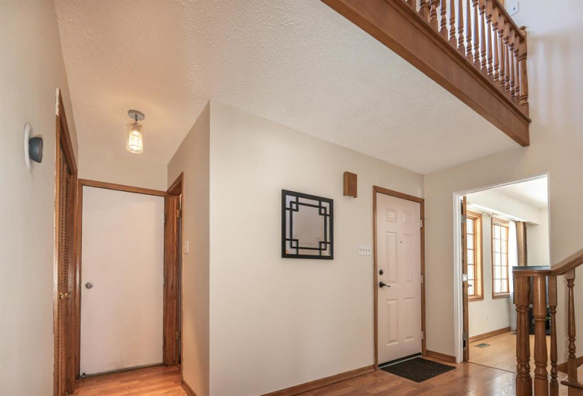 Foyer is open to above