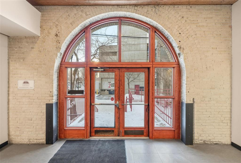 Back entrance