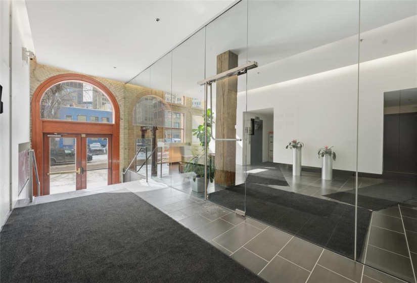 Secure entrance