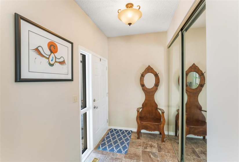 Front entrance with glass doors