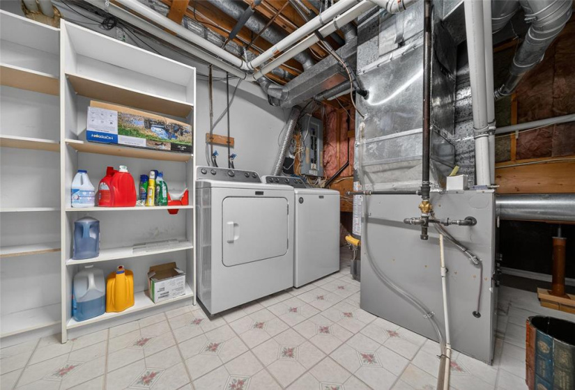 Large Laundry Area and Loads of Space for Storage